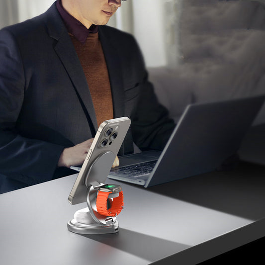 3-in-1 Folding Magnetic Wireless Charger - Sustainable stuff